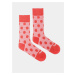 Ružové bodkované ponožky Fusakle Chamaleon