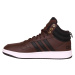 Pánske členkové zimné topánky ADIDAS Hoops 3.0 Mid WTR brown core black gold matt