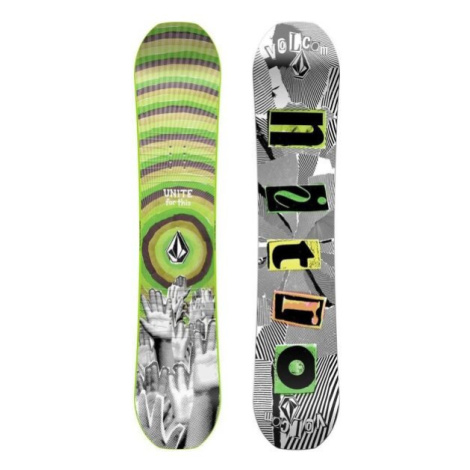 NITRO RIPPER KIDS X VOLCOM Detský snowboard, zelená, veľkosť