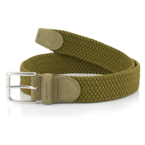 OPASOK GANT ELASTIC BRAID BELT WARM SURPLUS GREEN