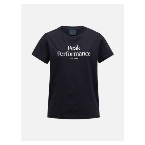 Tričko Peak Performance Jr Original Tee Black