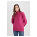 DEFACTO Oversize Fit Turtleneck Sweater Tunic