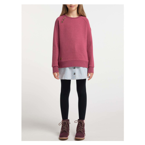 Dark pink girly sweatshirt Ragwear Darinka - Girls
