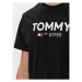 Tommy Jeans Tričko Essential DM0DM18264 Čierna Slim Fit
