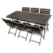 La Proromance Folding Table W180 + 6 ks Folding Chair W43