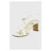 Kožené sandále Vagabond Shoemakers Luisa biela farba