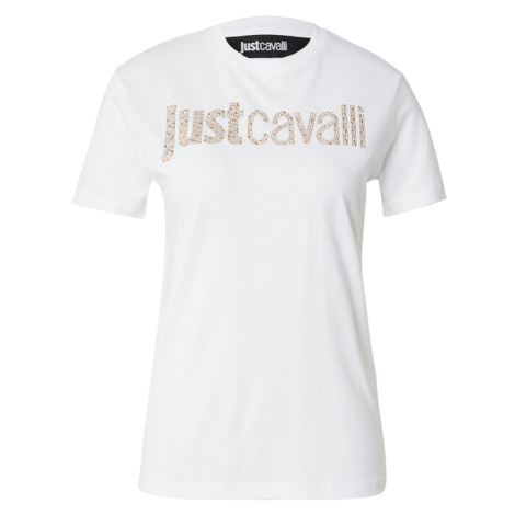 Just Cavalli Tričko 'MAGLIETTE'  šedobiela