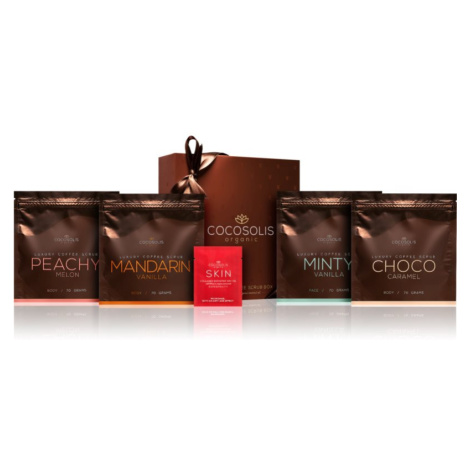 COCOSOLIS Luxury Coffee Scrub Box sada