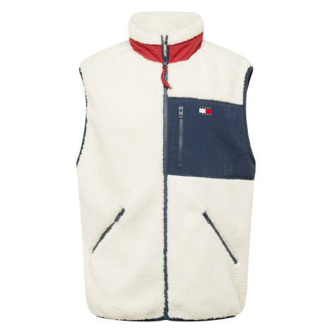 Tommy Jeans Vesta  tmavomodrá / červená / biela Tommy Hilfiger