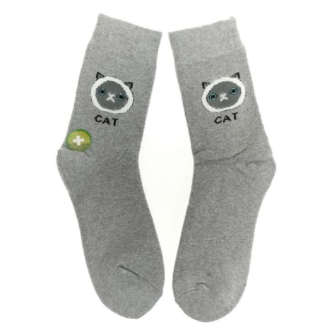 Sivé ponožky BAMBOO CAT
