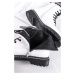 Biele kožené členkové šnurovacie topánky 1-25269