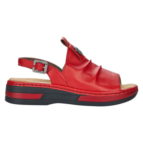Rieker  -  Športové sandále Červená