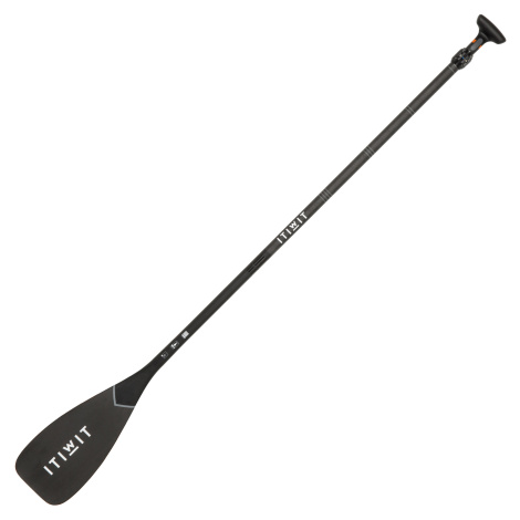 Nastaviteľné karbónové pádlo 900 na paddleboard 170 – 210 cm čierne