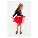 Trendyol Red Tulle Girl Knitted Skirt