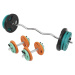 Gorilla Sports Set nakládacích tyčí + závaží, pružiny, 70 kg