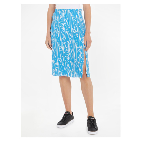 Blue Women's Patterned Skirt Tommy Jeans - Women Tommy Hilfiger