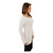 Urban Classics Ladies Long Wideneck Sweater offwhite