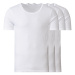LIVERGY® Pánske tričká z jemnej rebrovitej pleteniny, 3 kusy (okrúhly výstrih)