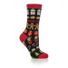 Dámske ponožky HEAT HOLDERS 1 PACK-WOMEN LITE GINGERBREAD-CHRISTMAS SOCKS