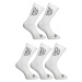 5PACK ponožky Styx vysoké sivé (5HV1062) S