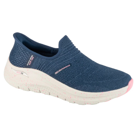 Tmavomodré dámske tenisky Skechers Slip-ins: Arch Fit 2.0 - Right As Rain 150193-NVPK