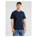 Lyle & Scott Tričko  námornícka modrá / biela