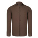 G726 DEWBERRY MEN'S SHIRT-COFFEE