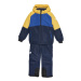 Chlapčenský set lyžiarskej bundy s nohavicami COLOR KIDS Ski Set - Colorblock, total eclipse