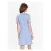 NAF NAF Úpletové šaty Echelsea XENR97 Modrá Regular Fit
