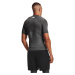 Tričko Under Armour Hg Armour Comp SS Tee Carbon Heather/ Black L