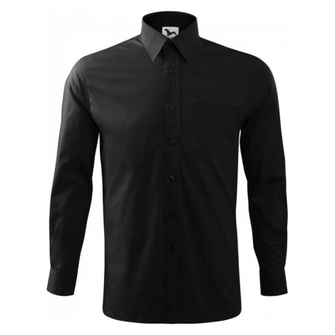 MALFINI Pánska košeľa Style Long Sleeve - Čierna