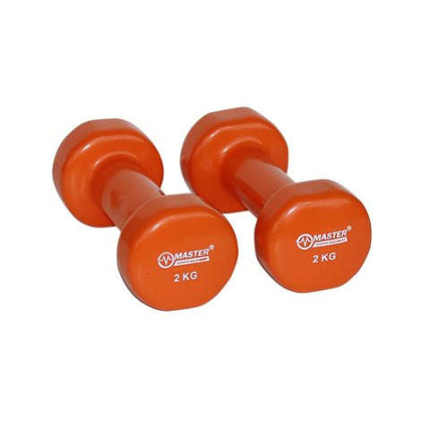 Vinylové činky Master 2× 2 kg