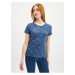 Modré dámske vzorované tričko GAP