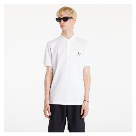 Tričko FRED PERRY Plain Polo Short Sleeve Tee White