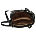 Dámska kožená batôžky kabelka Katana Viola - čierna