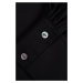 Šaty Karl Lagerfeld Pleated Hem Shirt Dress Čierna
