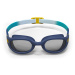 Plavecké okuliare 100 Soft číre sklá veľkosť S modro-žlté