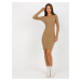 Dress-EM-SK-673.78P-dark beige