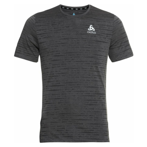 Odlo Zeroweight Engineered Chill-Tec Black Melange Bežecké tričko s krátkym rukávom