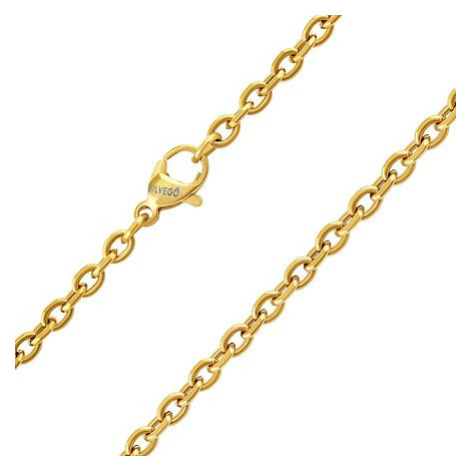 Silvego Pozlátená oceľová retiazka CABLE mm KMM87018
