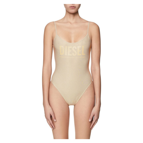 Plavky - Diesel BFSW-GRETEL SWIMSUIT béžové