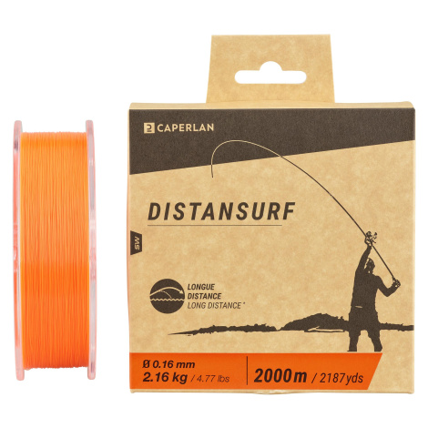 Rybársky vlasec Distansurf na surfcasting oranžový 0,16