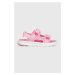 Detské sandále Puma Puma Evolve Sandal Jr ružová farba