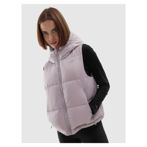 Women's quilted vest 4F
