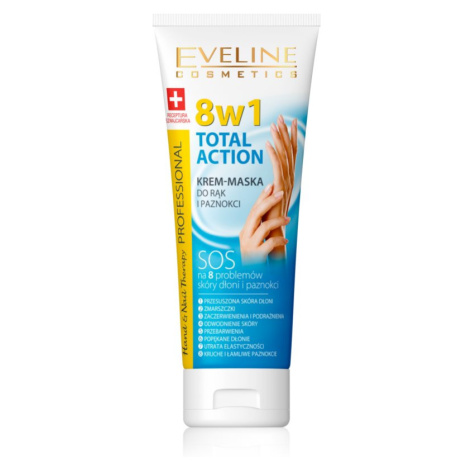 Eveline Cosmetics Total Action krém na ruky a nechty 8 v 1