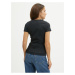 Čierne dámske tričko s potlačou Pepe Jeans Beatriz