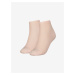 Sada dvoch párov dámskych ponožiek v marhuľovej farbe Tommy Hilfiger Underwear