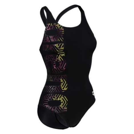 čierne športové jednodielne plavky