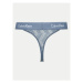 Calvin Klein Underwear Stringové nohavičky 000QF7714E Modrá