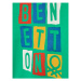 United Colors Of Benetton Mikina 3J70G104B Zelená Regular Fit